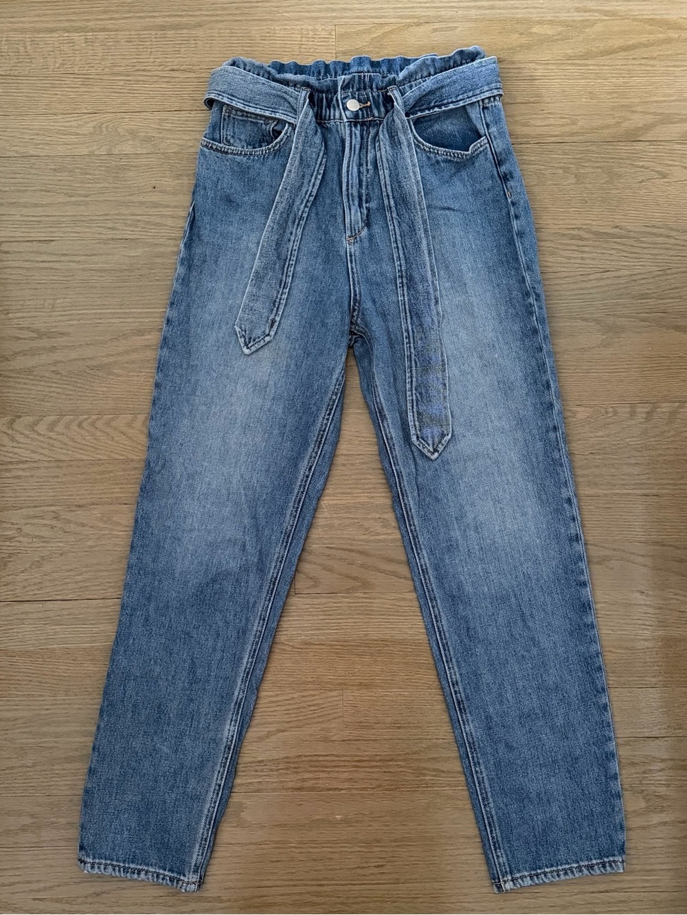 Joe's Jeans The Brinkley high-rise paper bag jeans
